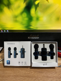 Micro Không Dây K15 2 Mic Thu Âm