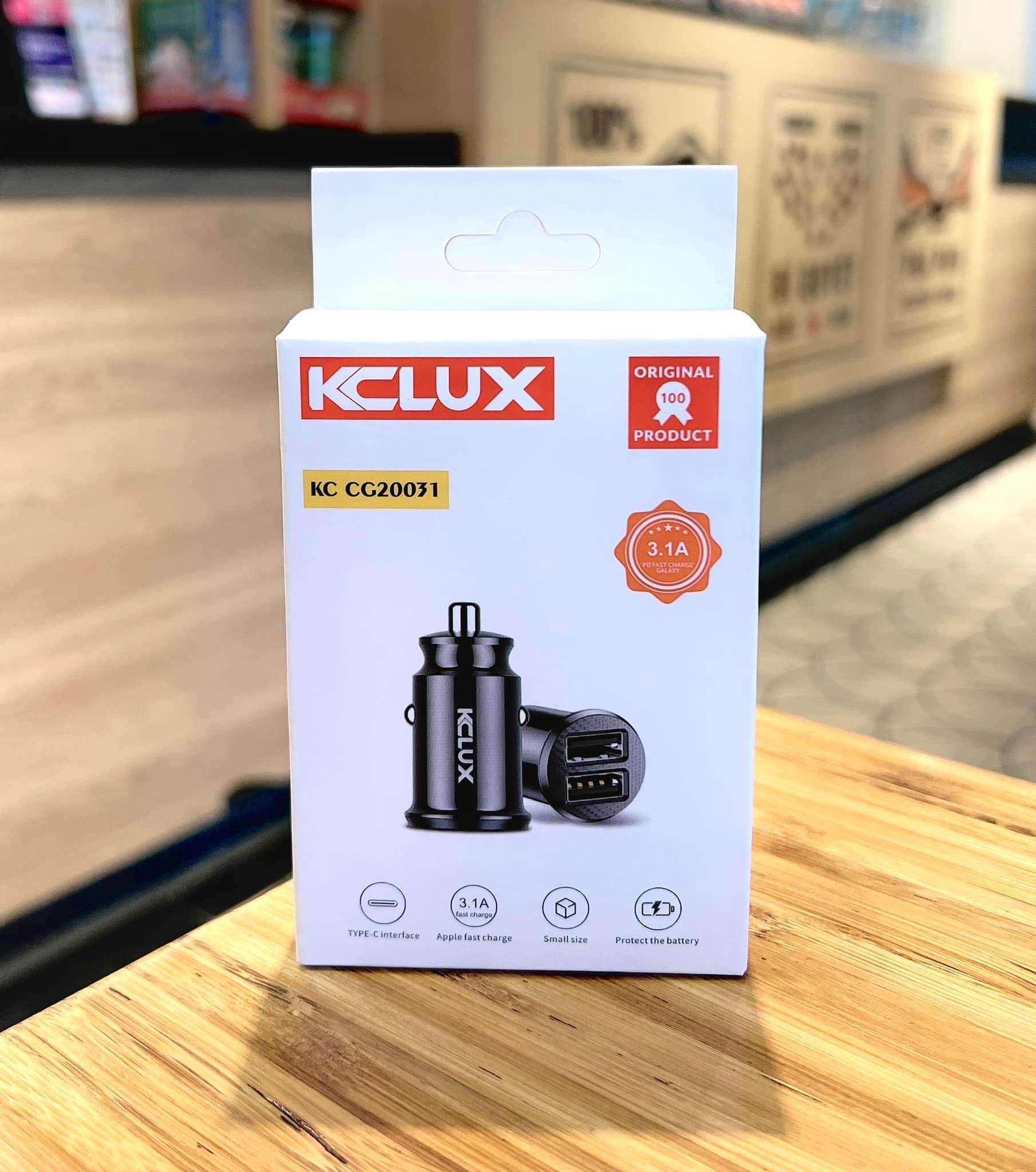TẨU SẠC KCLUX CG20031 (2 cổng USB )