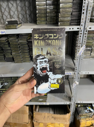 KÍNH CƯỜNG LỰC KINGKONG 3D KEO CAO CẤP -hộp 10c