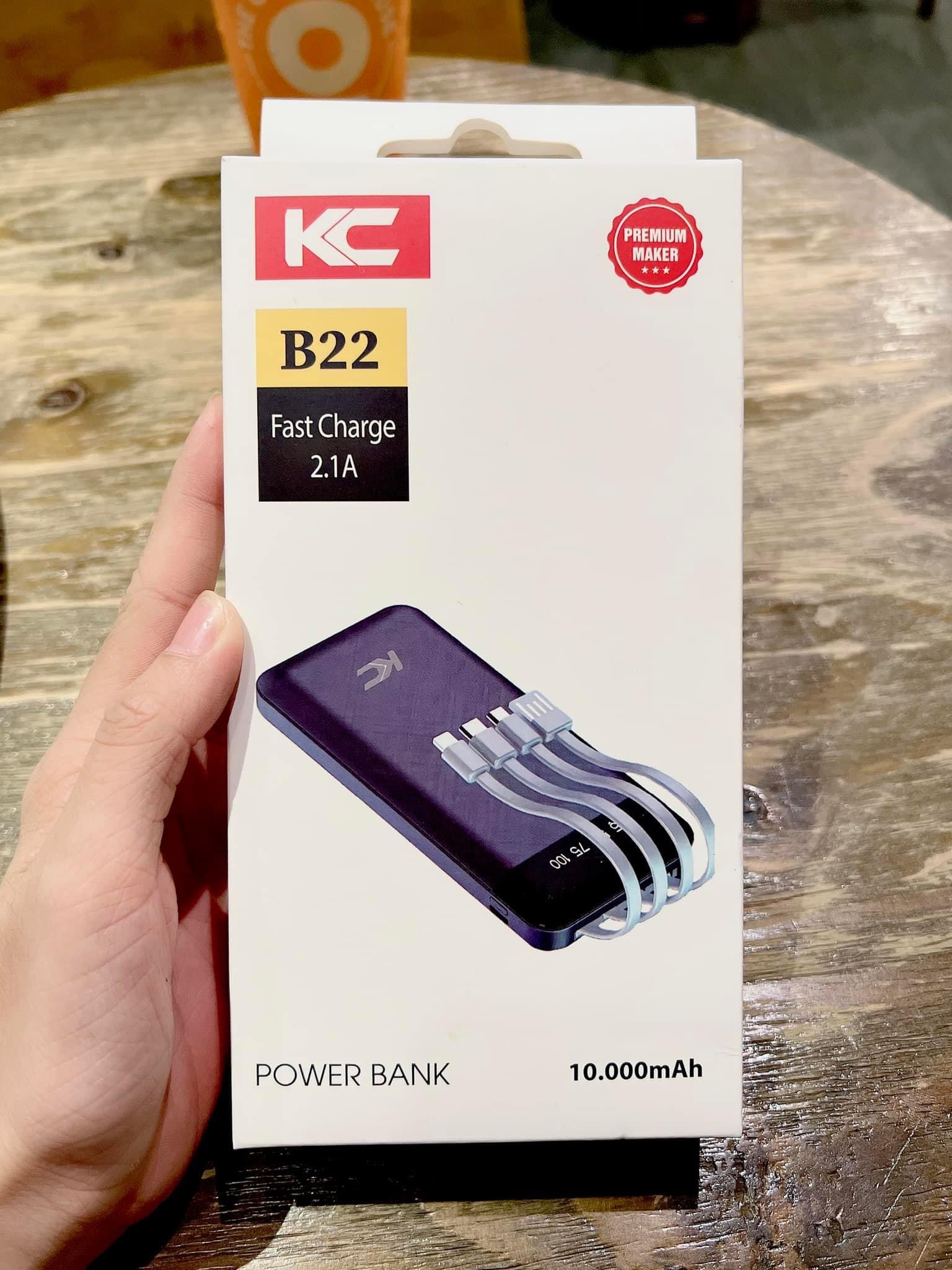 Sạc dự phòng KC B22 ( 10.000mAh )