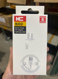 BỘ SẠC IPHONE KC K62 5W