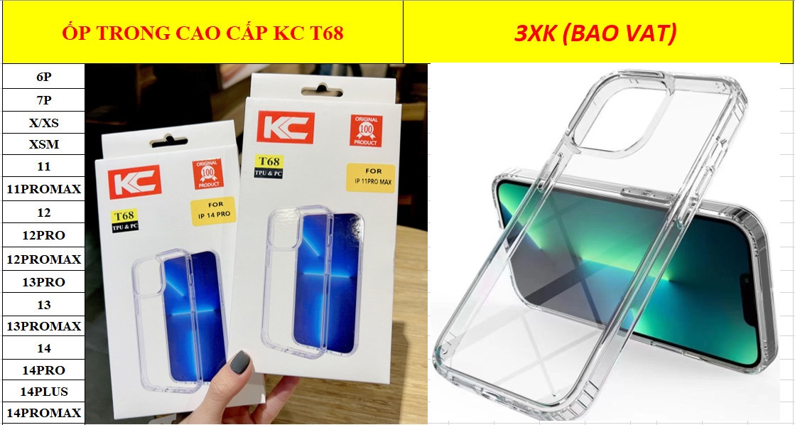 ỐP trong cao cấp chính hãng KC