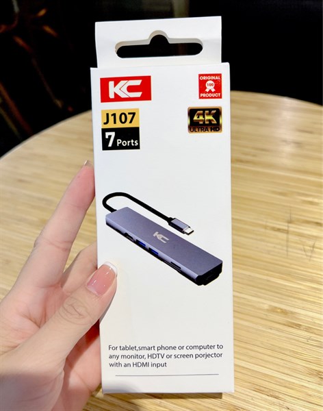 Cổng chuyển đổi HUB TYPEC KC J107 ( 7 in 1 )