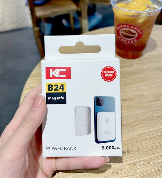 Sạc dự phòng Magsafe KC B24 ( dung lượng 5.000mAh)