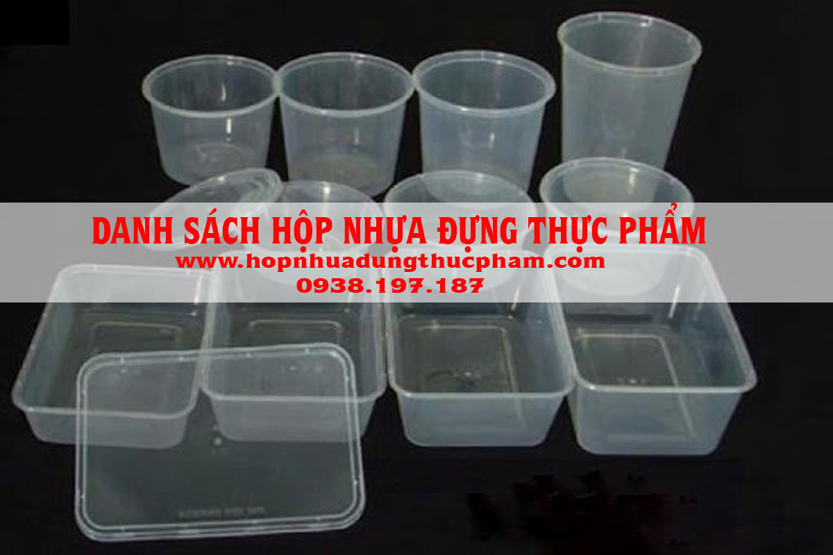 Danh sách sản phẩm hộp nhựa đựng thực phẩm