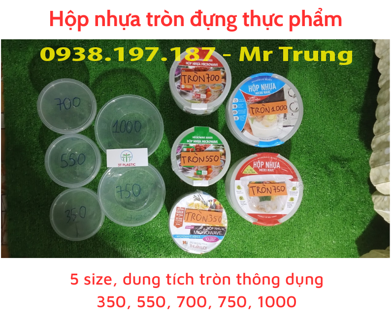 Hộp nhựa tròn đựng thực phẩm mua ở đâu?