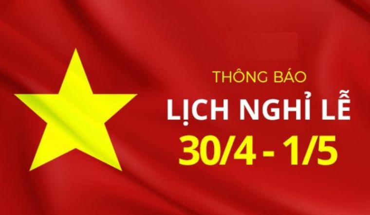 <marquee>Lịch nghỉ lễ 30 tháng 4 và quốc tế lao động 1 tháng 5 năm 2024</marquee>