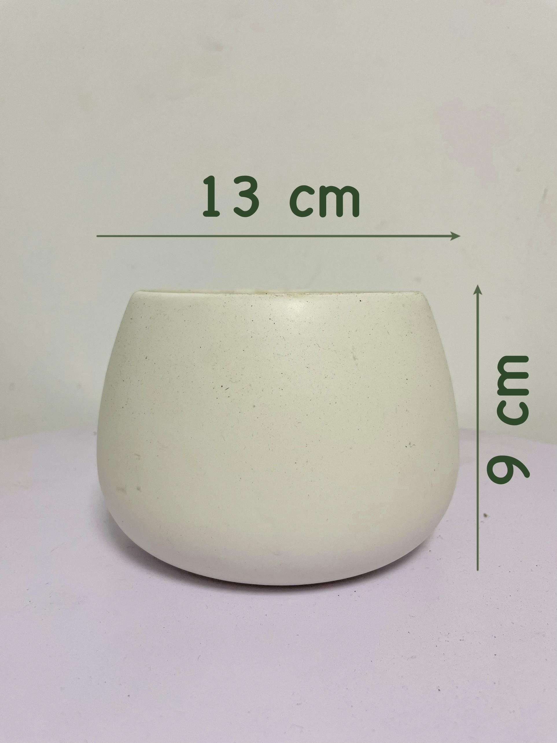 CHẬU HẠT DẺ TRÁNG MEN (13*9cm) (1 chậu), tráng men, chậu cây mini, sen đá, xương rồng Cây Tươi Nguyên CTN0980
