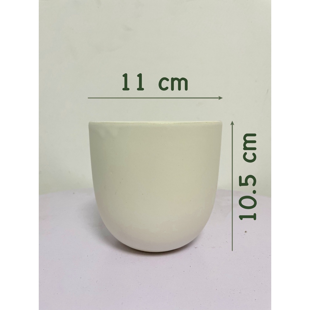 CHẬU MOCHI TRÁNG MEN (11*10cm) (1 chậu), tráng men, chậu cây mini, sen đá, xương rồng Cây Tươi Nguyên CTN0980