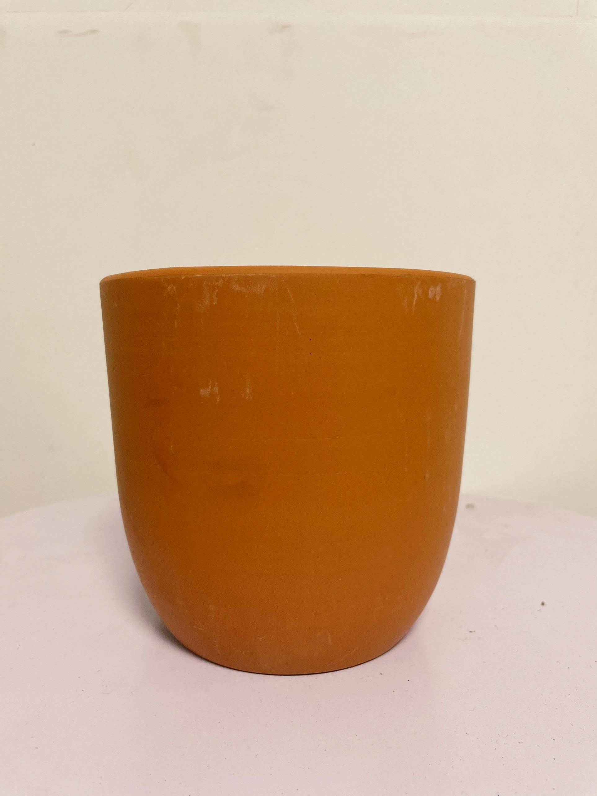 CHẬU TRỨNG ĐẤT NUNG (14*13.5cm) (1 chậu), gốm đất nung, chậu cây mini, sen đá, xương rồng Cây Tươi Nguyên CTN0970