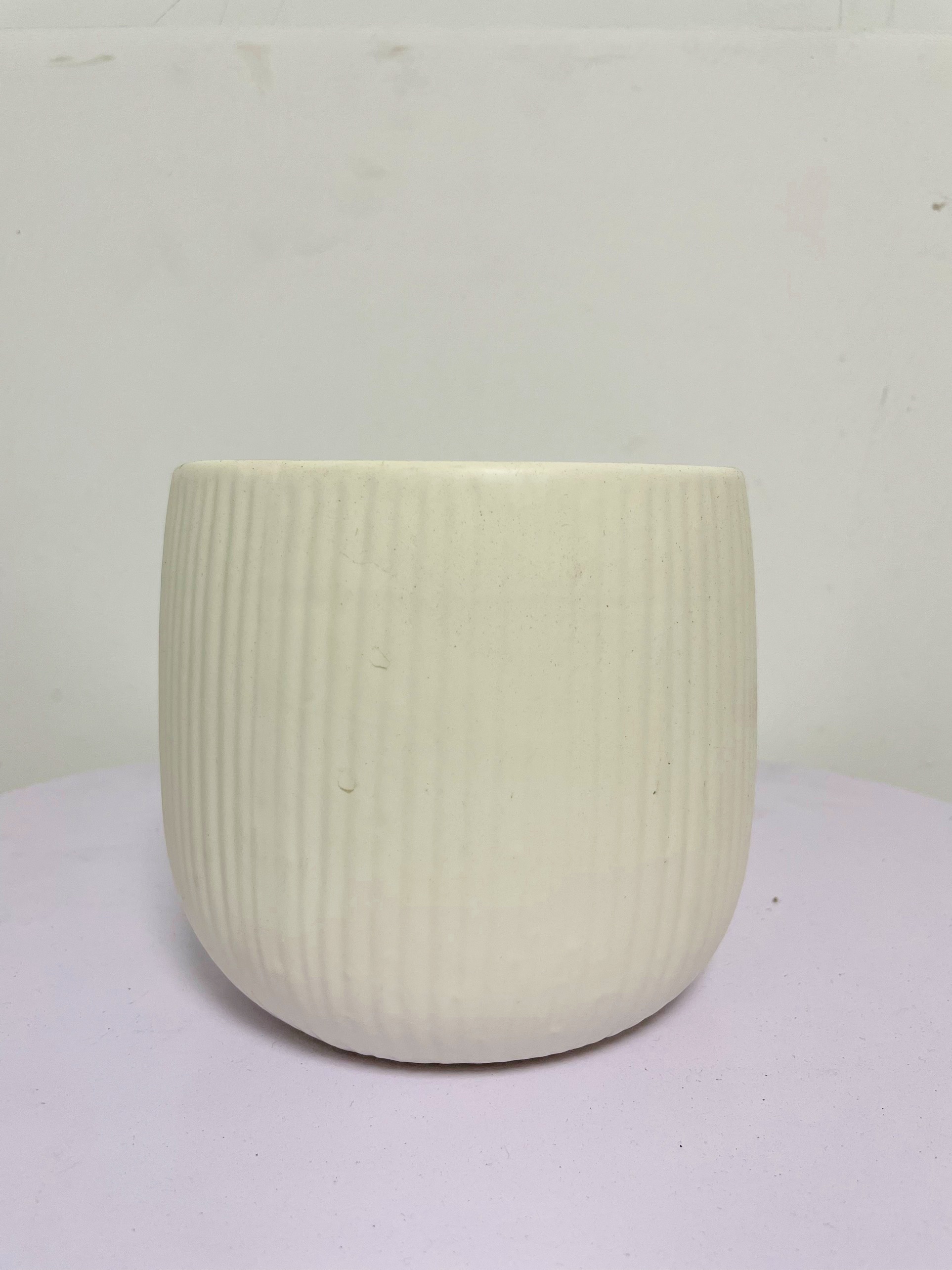 CHẬU KẺ TĂM TRÁNG MEN (12*13cm) (1 chậu), tráng men, chậu cây mini, sen đá, xương rồng Cây Tươi Nguyên CTN0980