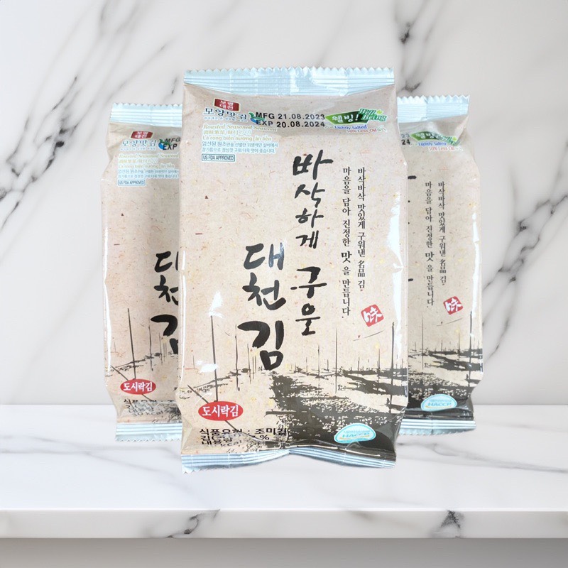 Lá Rong Biển Ướp Nước Tương Và Mầm Lúa Mạch Hữu Cơ & Lá Rong Biển Nướng Ăn  Liền Vị Truyền Thống PHẠM MỘC TRANG