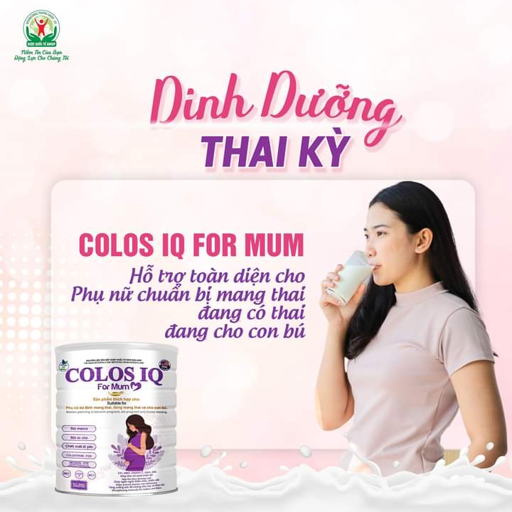 🤱 COLOS IQ FOR MUM - HỖ TRỢ TOÀN DIỆN CHO PHỤ NỮ CHUẨN BỊ MANG THAI, ĐANG MANG THAI VÀ CHO CON BÚ🤱