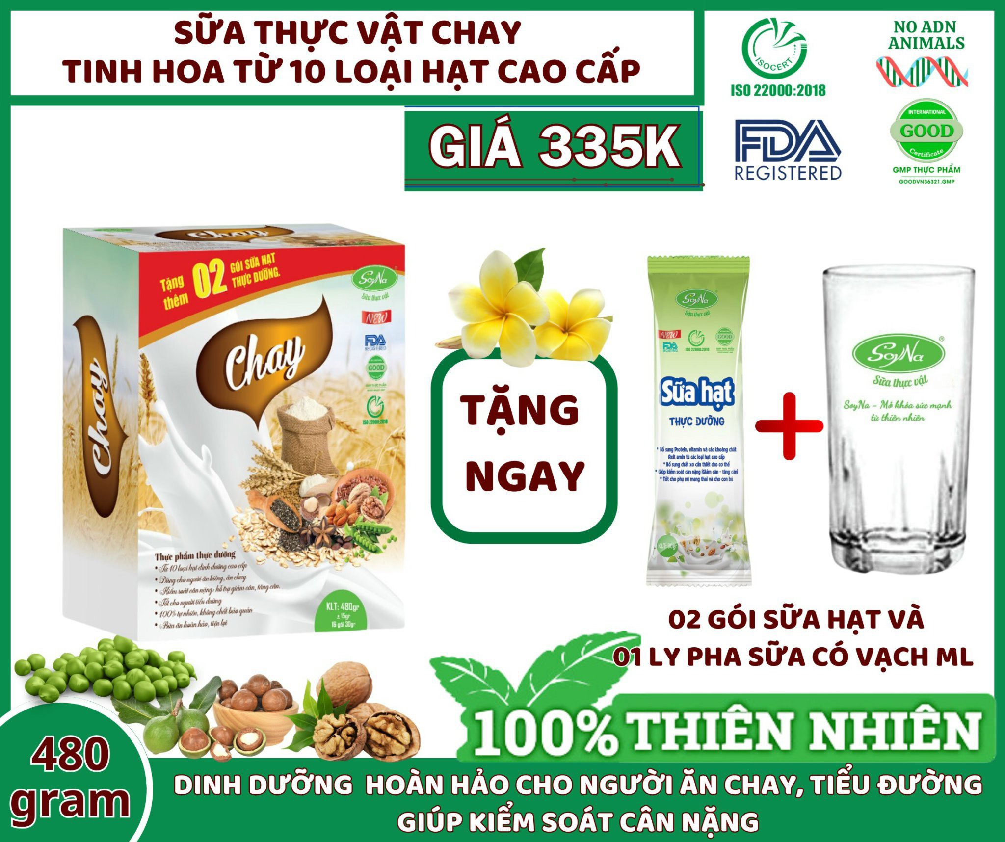 SỮA HẠT THỰC VẬT SOYNA THƯƠNG HIỆU VIỆT