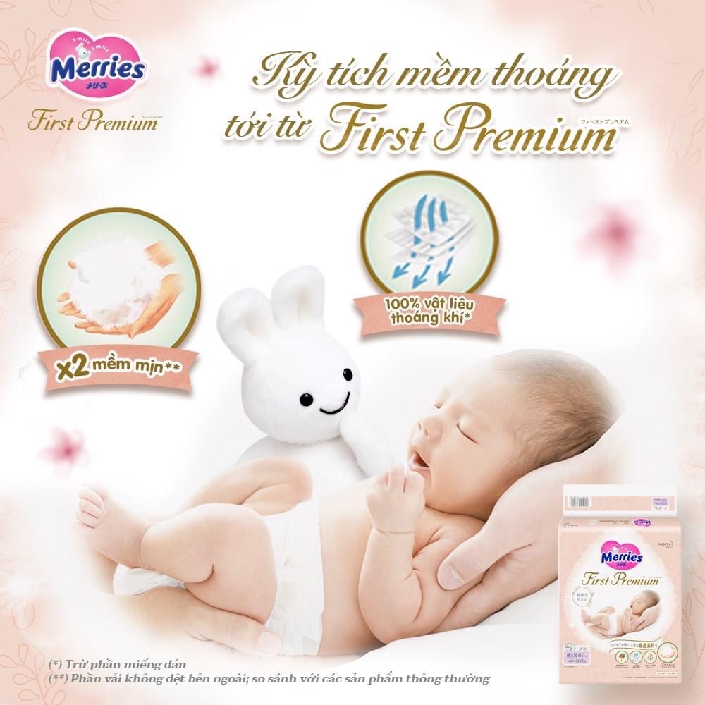 Bỉm Merries First Premium Nhật Bản