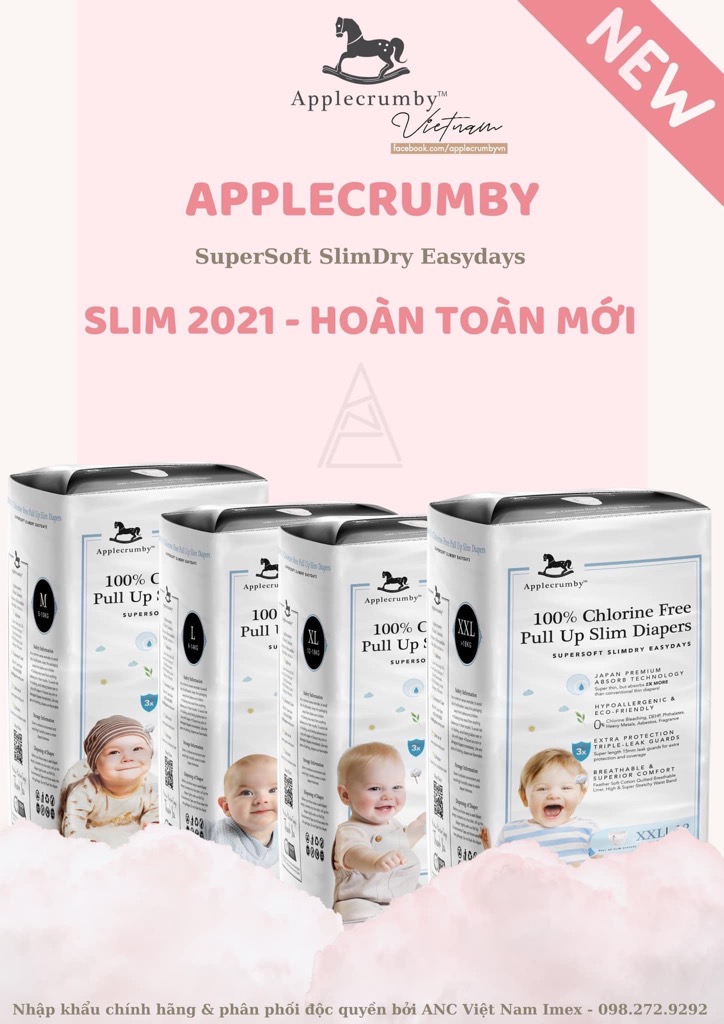 Bỉm Applecrumby Slim
