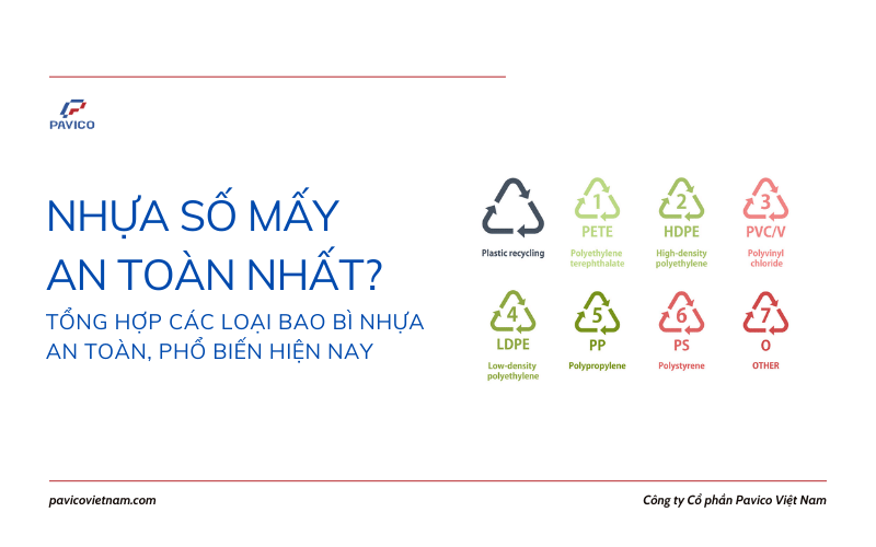 Nhựa số mấy an toàn? Tổng hợp các loại bao bì nhựa an toàn, phổ biến hiện nay