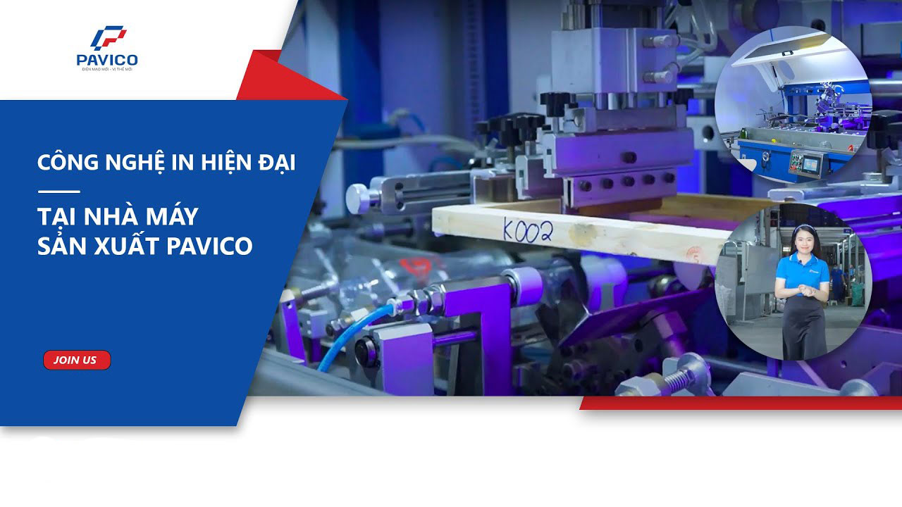 Công nghệ và dịch vụ in ấn tại nhà máy PAVICO Việt Nam - Printing Technology