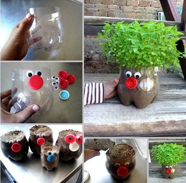 Chai nhựa biến hóa thành lọ hoa đẹp mắt: Tái chế sáng tạo và thân thiện môi trường