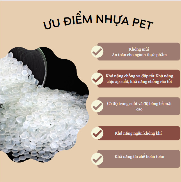 Những loại nhựa phổ biến được sử dụng trong sản xuất chai lọ nhựa