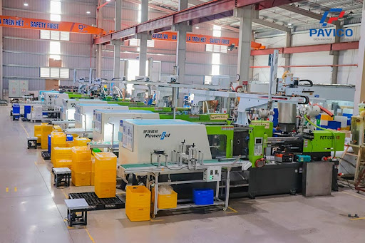 Quy trình sản xuất hiện đại tại Pavico