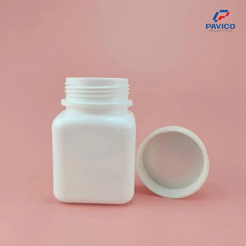 Hũ nhựa vuông HDPE 60ml