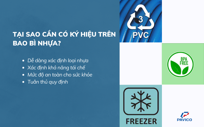 Tại sao cần có ký hiệu trên bao bì nhựa?
