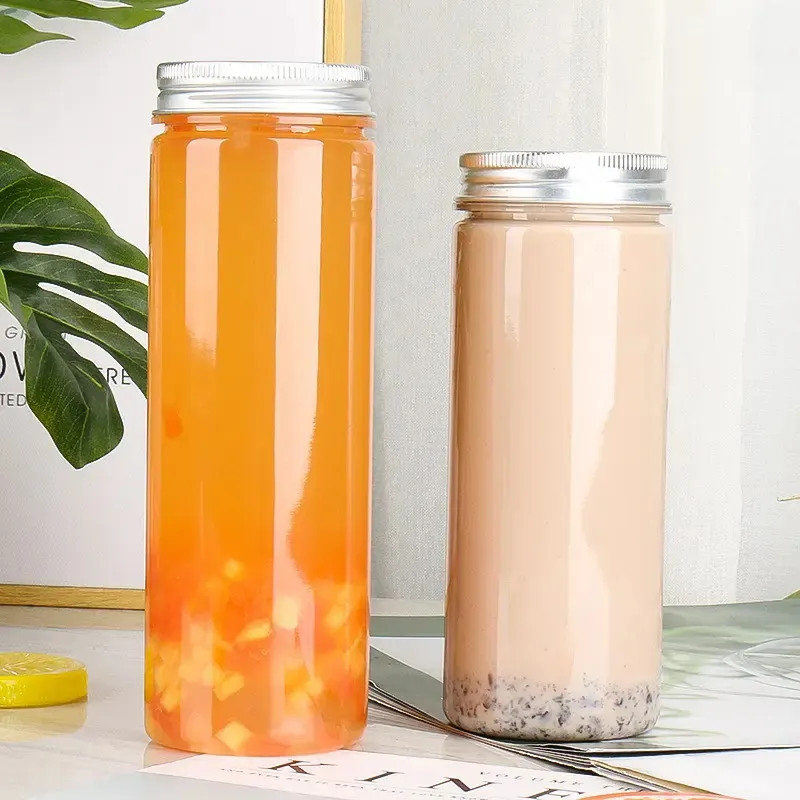 Chai đựng nước nhựa PET dáng tròn