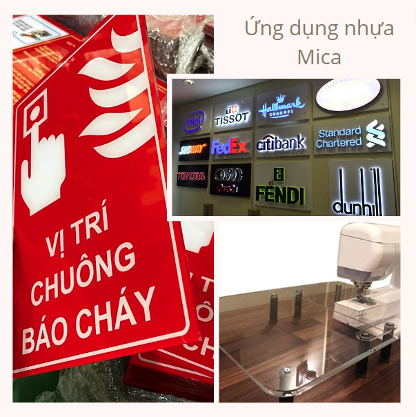 Ứng dụng nhựa Mica
