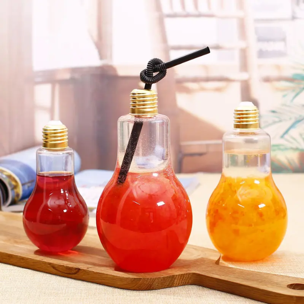 Chai nước hình bóng đèn nhựa PET