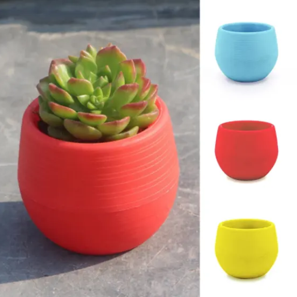 Chậu nhựa mini bằng nhựa tái chế