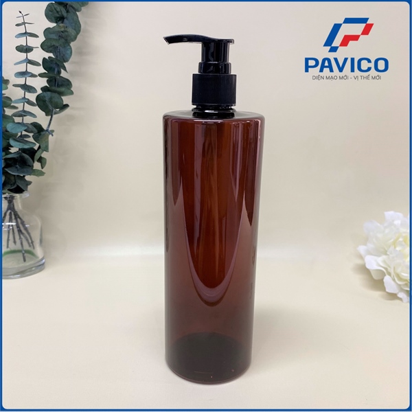 Chai PET 500ml dáng trụ