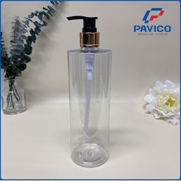 Chai PET 500ml dáng trụ