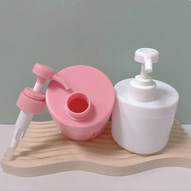 Chai sữa tắm cổ lệch nhựa PET