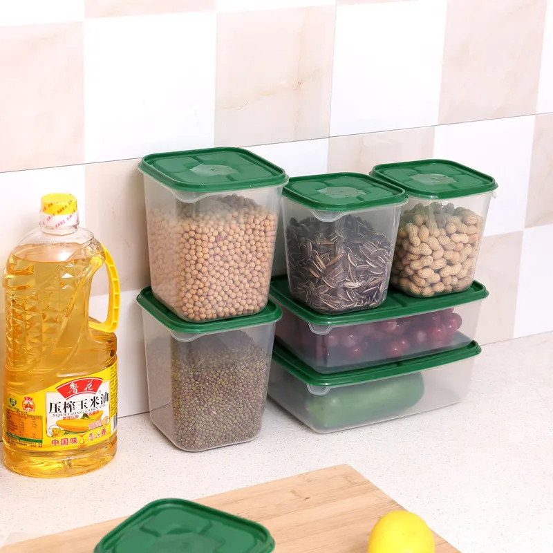 Hộp nhựa vuông bảo quản thực phẩm trong tủ lạnh