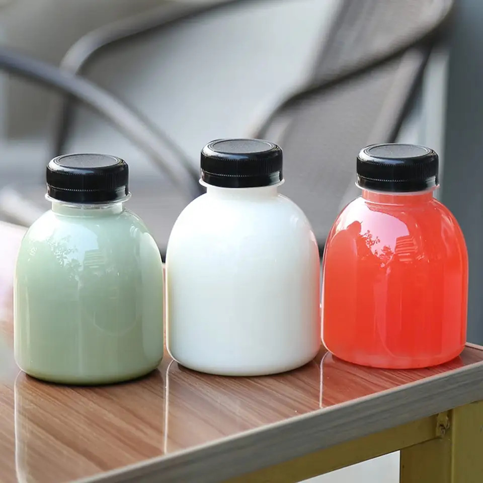 Chai đựng nước nhựa PET dáng tròn
