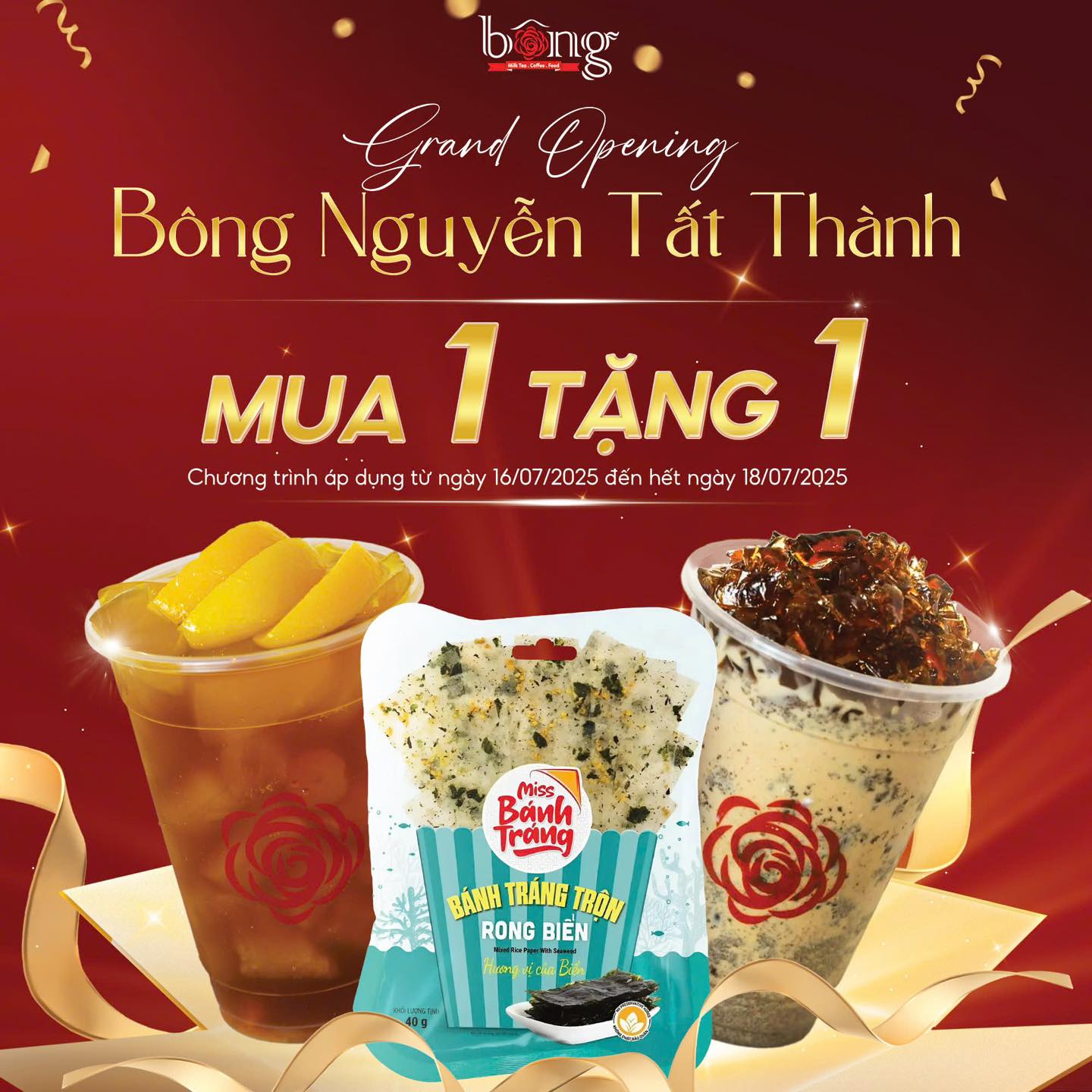 Miss Bánh Tráng có mặt tại chuỗi trà sữa BÔNG - ĐÀ NẴNG