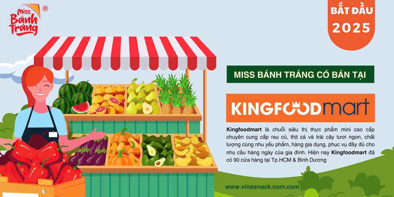 Miss Bánh Tráng tại Hệ Thống KINGFOOD MART