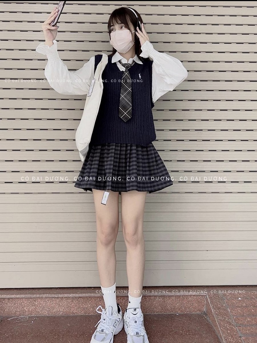 Phối đồ với áo Gile đẹp và siêu xịn sò dành cho các bạn nữ