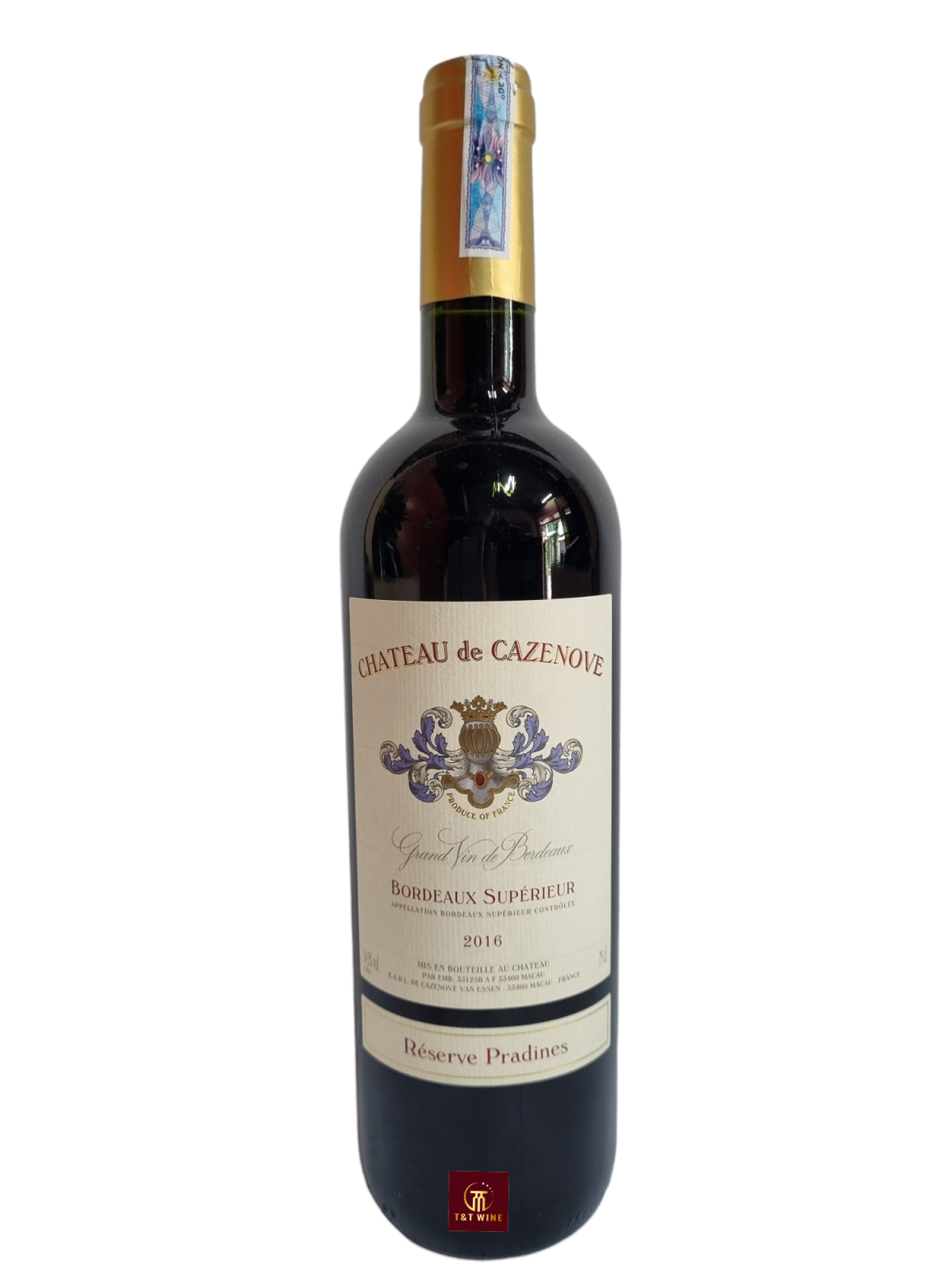 RƯỢU VANG CHATEAU DE CAZENOVE 2016