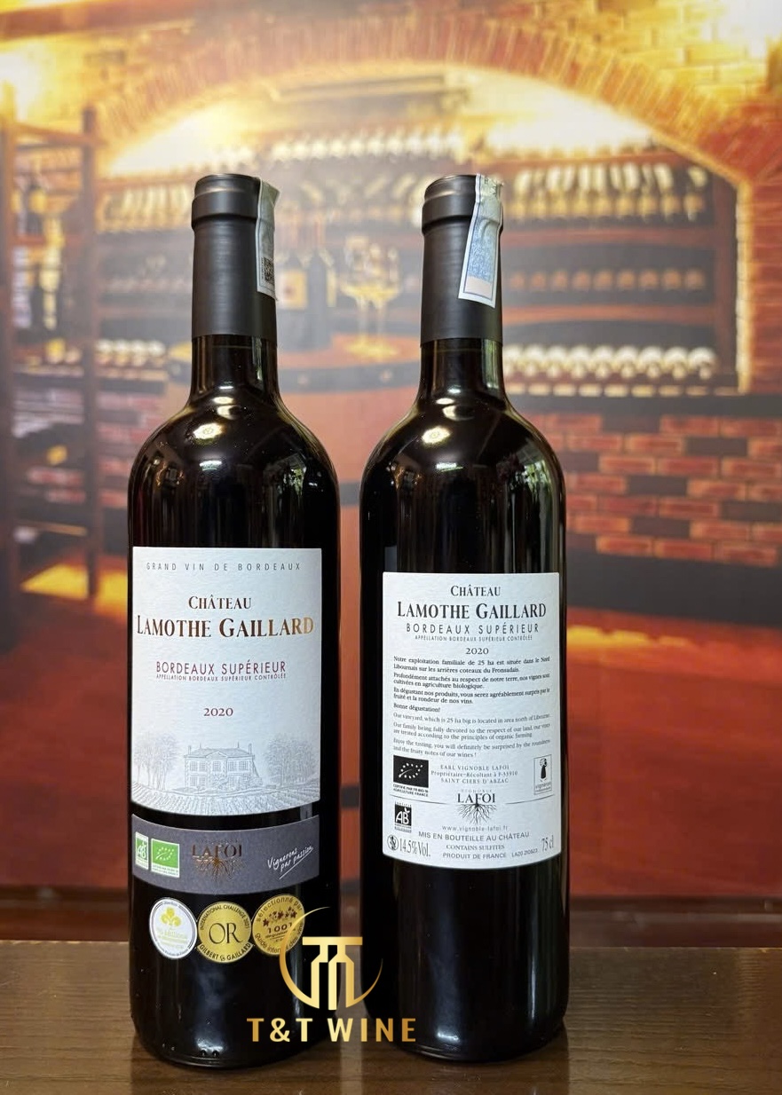 RƯỢU VANG  CHATEAU LAMOTHE-GAILLARD