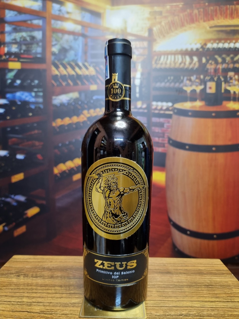 RƯỢU VANG ZEUS PRIMITIVO 19 ĐỘ