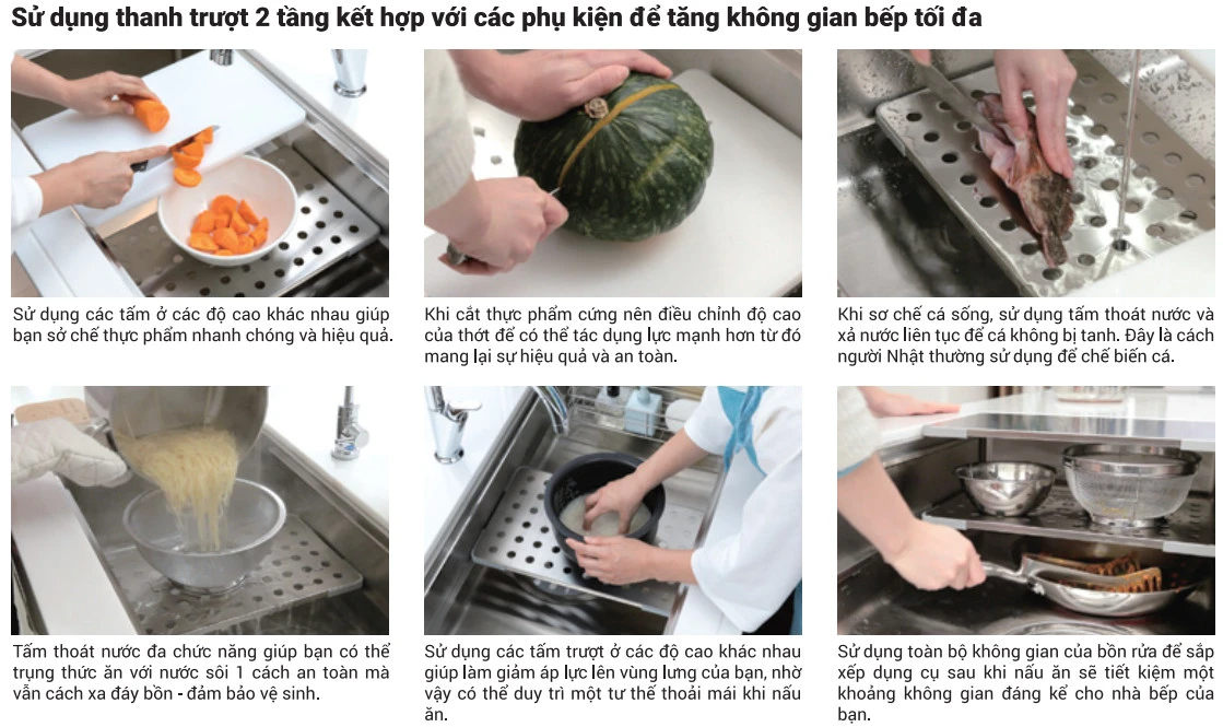 Phụ kiện chậu rửa Shigeru Nhật Bản, dòng JS15