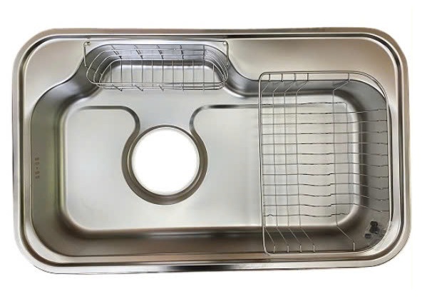 Chi tiết chậu rửa CICO DJUS 840 với bề mặt bóng sang trọng, dễ vệ sinh