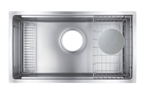 Chậu rửa Shigeru LE JSN-K-2F FS với thiết kế hiện đại, mặt hạt sần LE sang trọng
