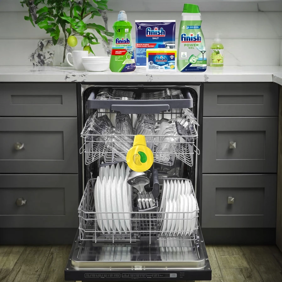 Finish Ultimate Plus mang lại độ sáng bóng hoàn hảo cho bát đĩa, bảo vệ đồ thủy tinh