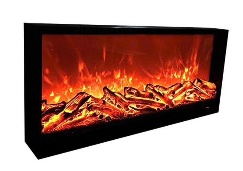 Lò sưởi điện trang trí 3D LS 1250 với hiệu ứng lửa sống động, sang trọng cho không gian nội thất