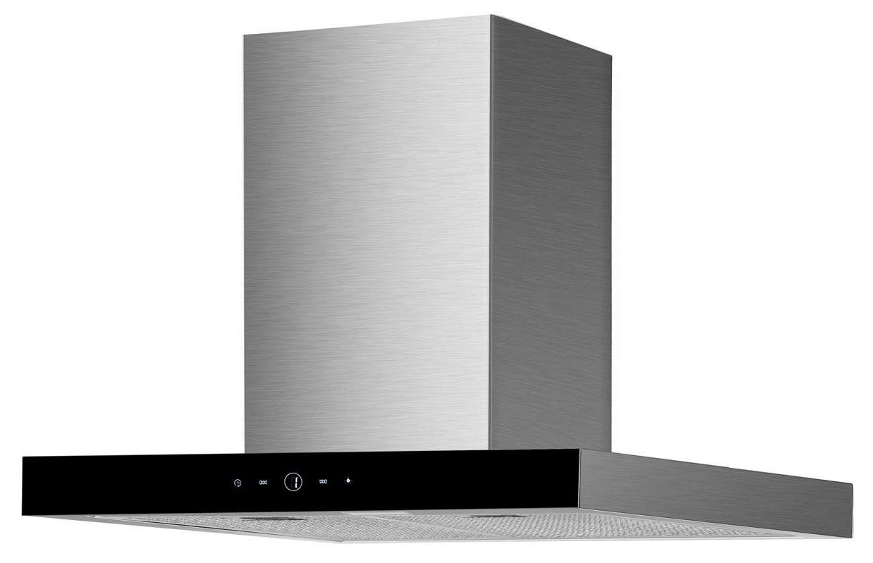 Máy hút mùi Cata Legend 600 với thiết kế chữ T sang trọng, mặt kính đen hiện đại