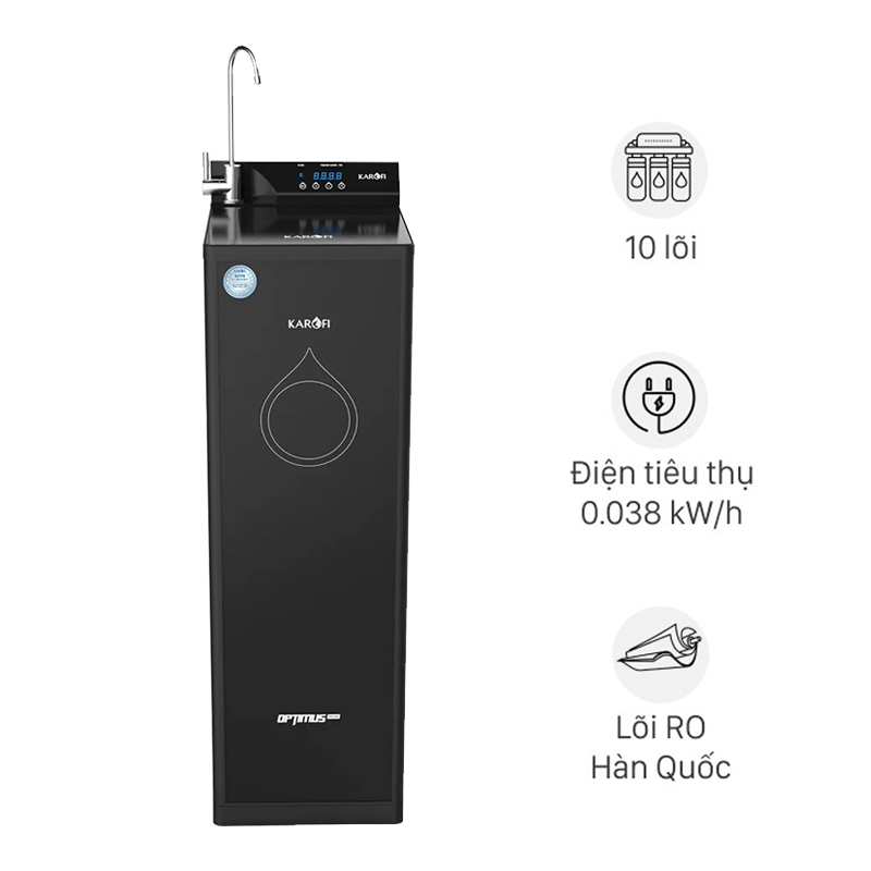 Máy lọc nước Karofi Optimus Plus O-P1310 (10 lõi) – Thiết kế tinh tế, lọc nước chuẩn tinh khiết