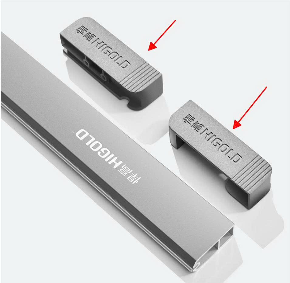 Bas treo quần áo Higold 703580-S Series A | Xám, 25x19x75mm | 2026.07